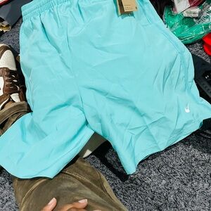 Nike Aqua Blue Sports Shorts